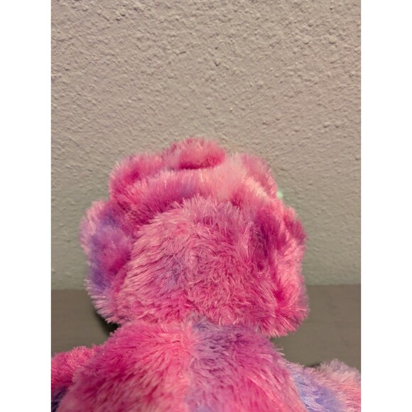 Build-A-Bear Triceratops Dinosaur Plush 17" Rainbow Dreams Pink BABW Dino Toy - Picture 10 of 10